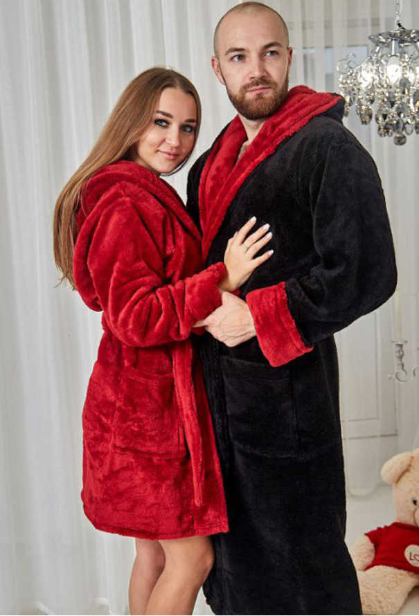 Халат женский велсофт Tomiko 1026BD фото