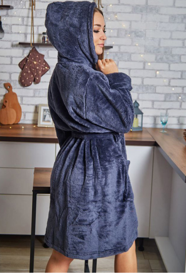 Халат женский велсофт Tomiko 1026GF фото