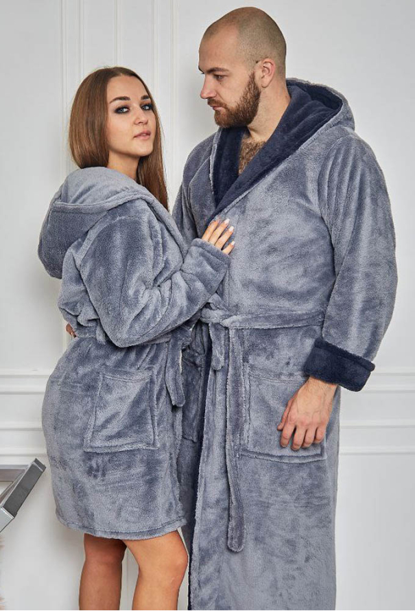 Халат женский велсофт Tomiko 1026S фото