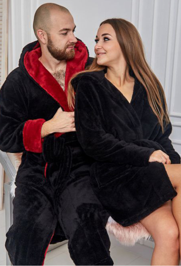 Халат женский велсофт Tomiko 1026CZ фото