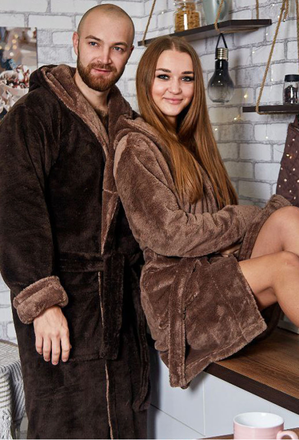 Халат жіночий велсофт Tomiko 1026MS фото