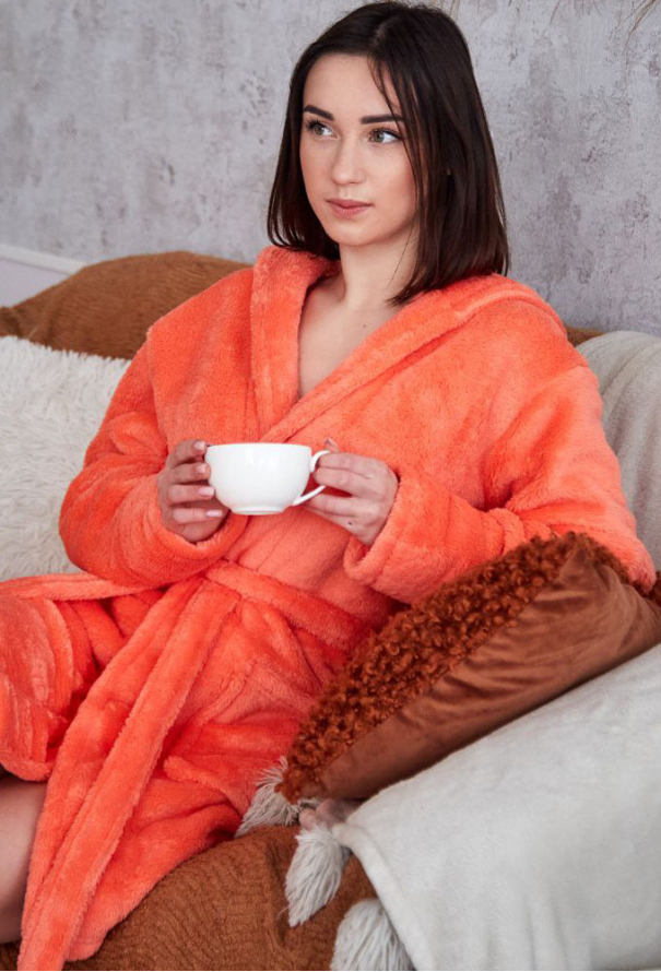 Халат женский велсофт Tomiko 1026PR фото