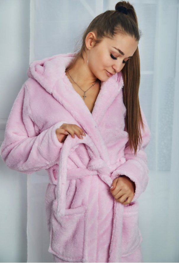 Халат женский велсофт Tomiko 1026PD фото