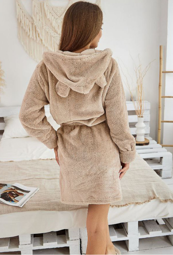 Халат жіночий велсофт Tomiko 1028KP фото