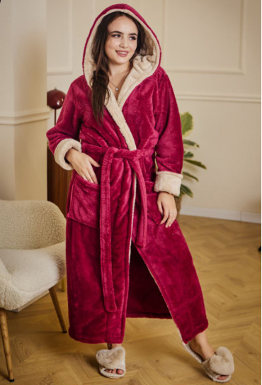 Халат жіночий велсофт Tomiko 1060MK