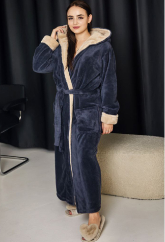 Халат жіночий велсофт Tomiko 1060GK