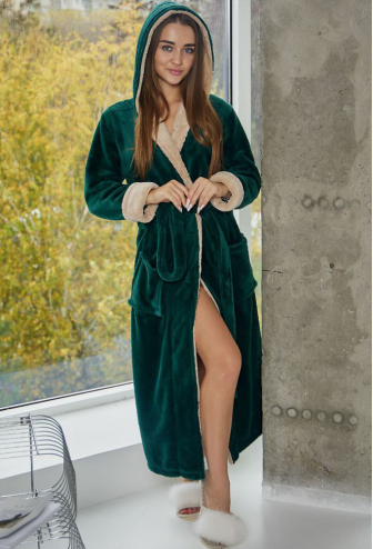 Халат жіночий велсофт Tomiko 1060ZK