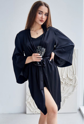 Халат женский шелковый Tomiko 112CH