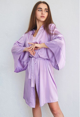 Халат женский шелковый Tomiko 112FL