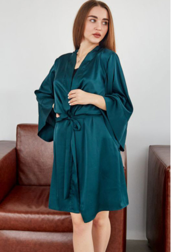 Халат женский шелковый Tomiko 112SM