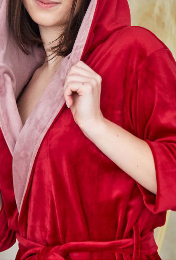 Халат женский велюровый Tomiko 703KR фото