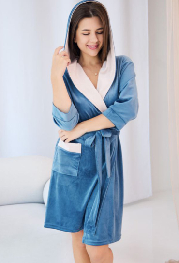 Халат жіночий велюровий Tomiko 703DJ