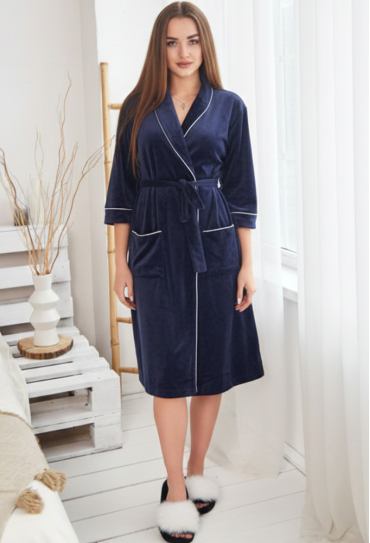 Халат жіночий велюровий Tomiko 704KS