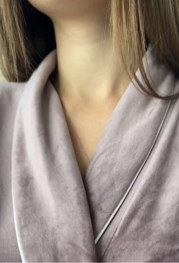 Халат женский велюровый Tomiko 704KP фото