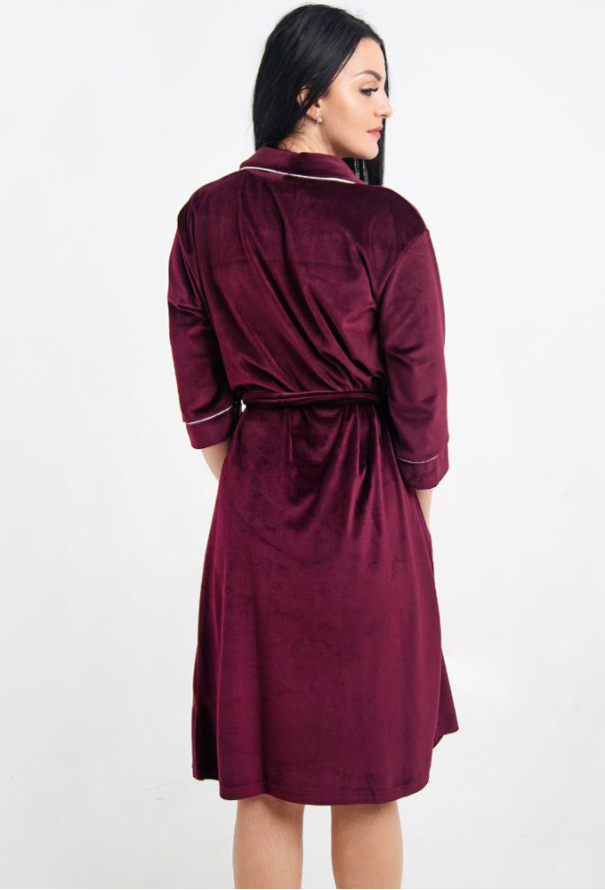 Халат женский велюровый Tomiko 704M фото