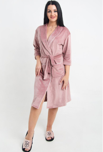 Халат женский велюровый Tomiko 704RP