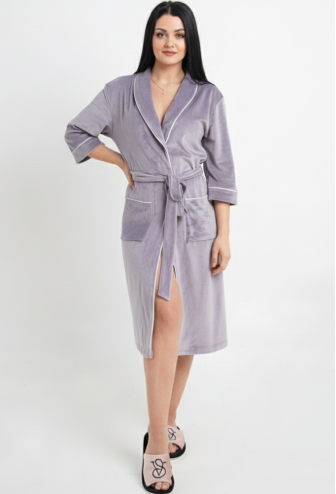 Халат женский велюровый Tomiko 704S