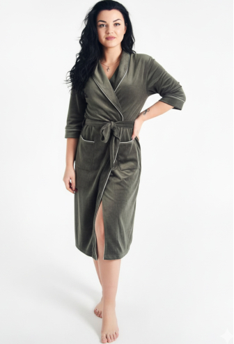 Халат женский велюровый Tomiko 704H