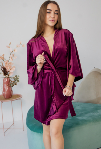 Халат женский велюровый Tomiko 711MR