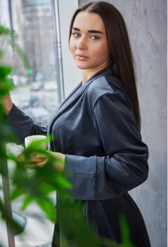 Халат женский велюровый Tomiko 715GF