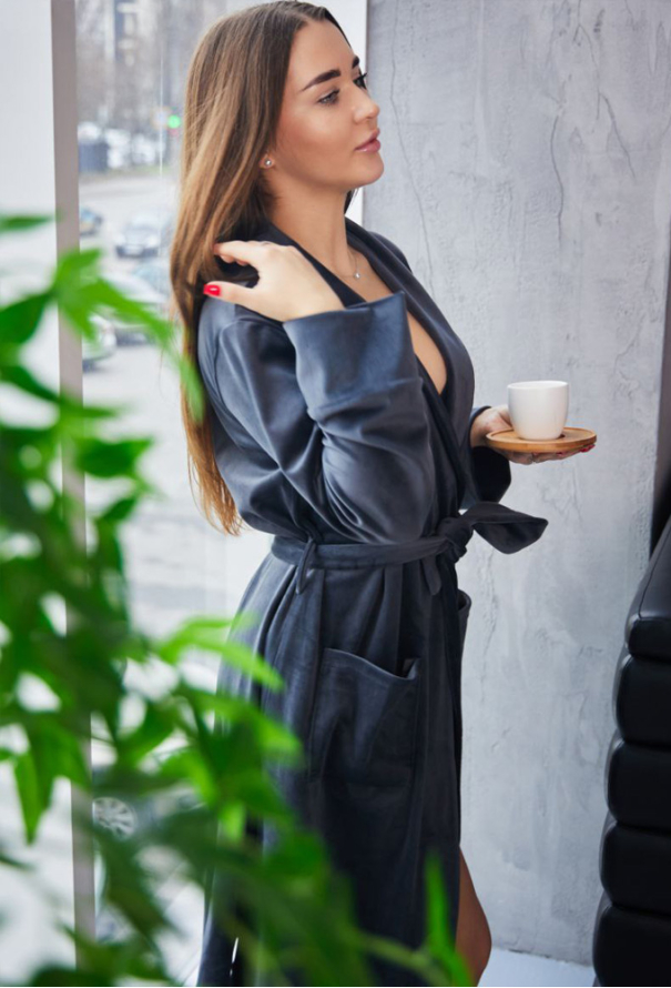 Халат жіночий велюровий Tomiko 715GF фото