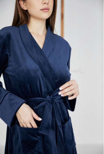 Халат женский велюровый Tomiko 715KS