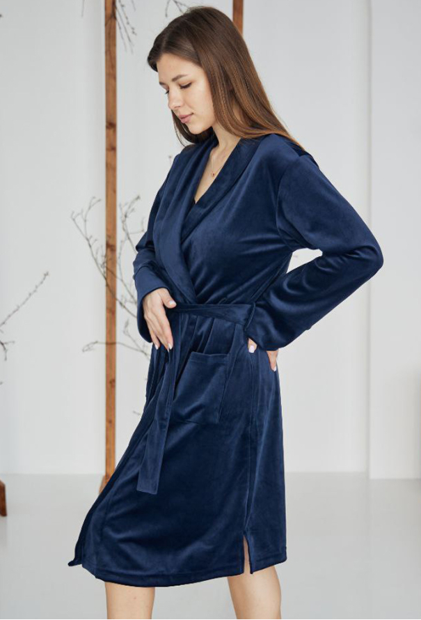 Халат женский велюровый Tomiko 715KS фото
