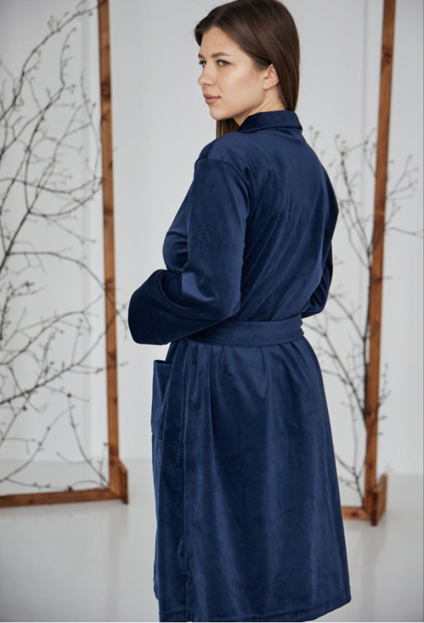 Халат женский велюровый Tomiko 715KS фото