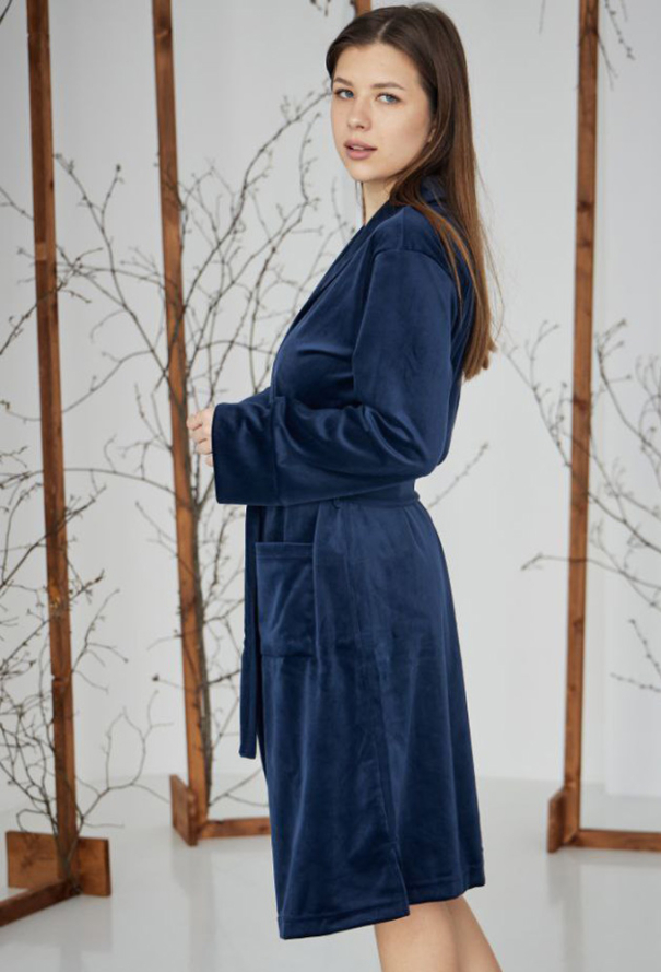 Халат женский велюровый Tomiko 715KS фото