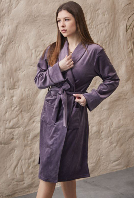 Халат женский велюровый Tomiko 715LV