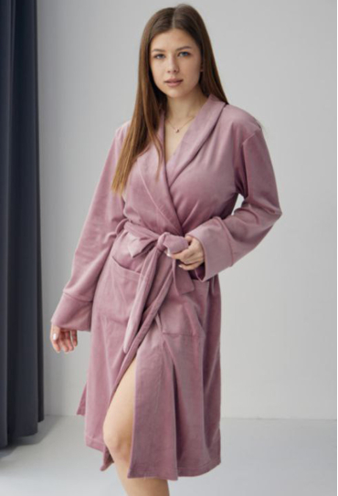 Халат женский велюровый Tomiko 715PD