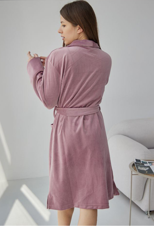 Халат женский велюровый Tomiko 715PD фото