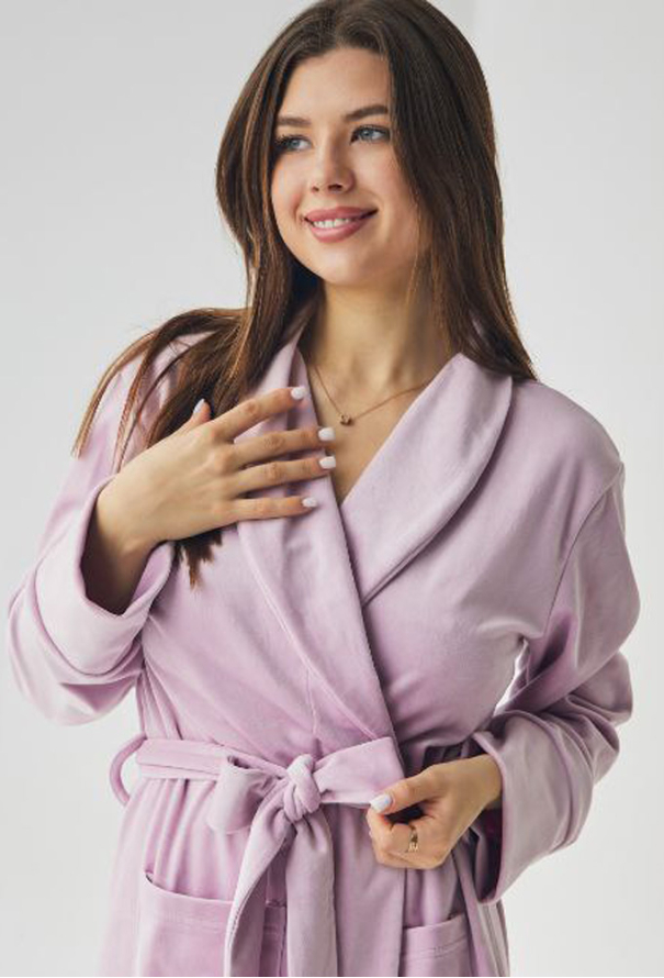 Халат женский велюровый Tomiko 715RP фото