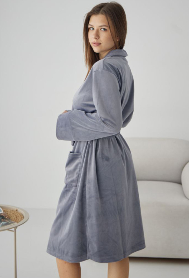 Халат женский велюровый Tomiko 715S фото