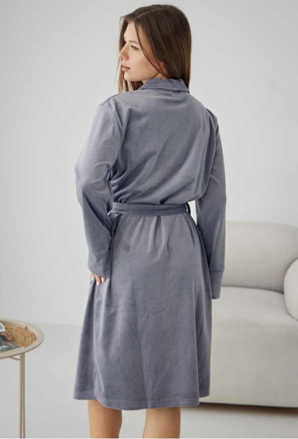Халат женский велюровый Tomiko 715S фото