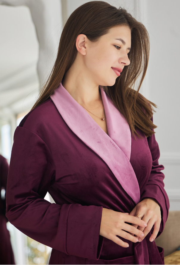 Халат жіночий велюровий Tomiko 720MF фото