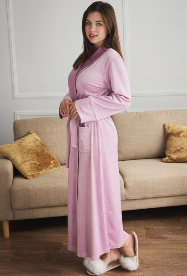 Халат жіночий велюровий Tomiko 720PF фото