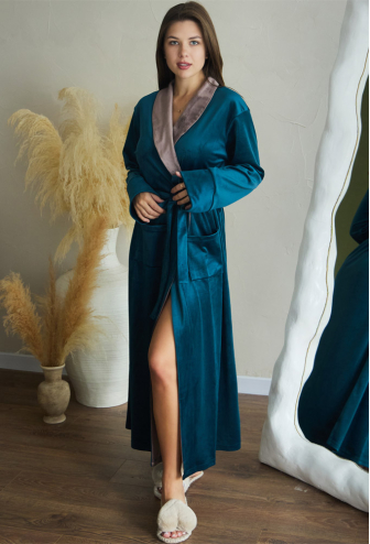 Халат жіночий велюровий Tomiko 720SMK