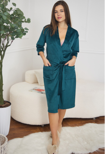 Халат женский велюровый Tomiko 732SM