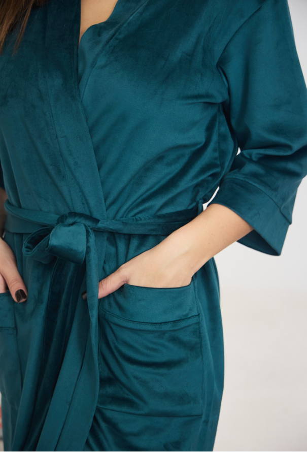 Халат жіночий велюровий Tomiko 732SM фото