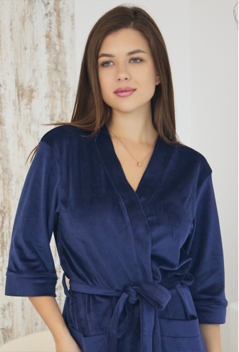 Халат женский велюровый Tomiko 732KS