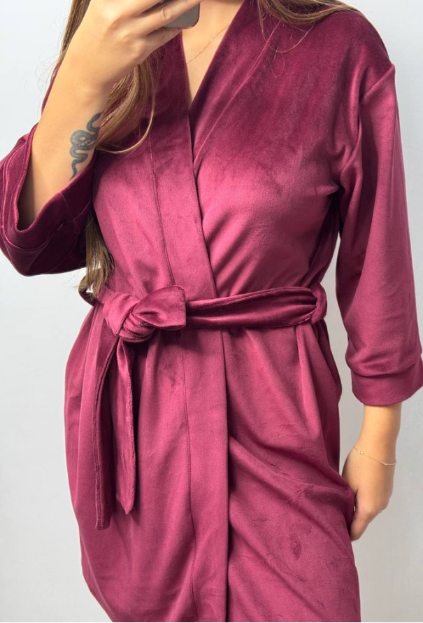 Халат женский велюровый V.Velika 008-21BD фото