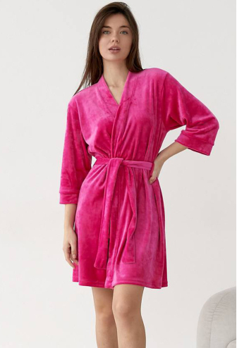 Халат женский велюровый V.Velika 008-21ML