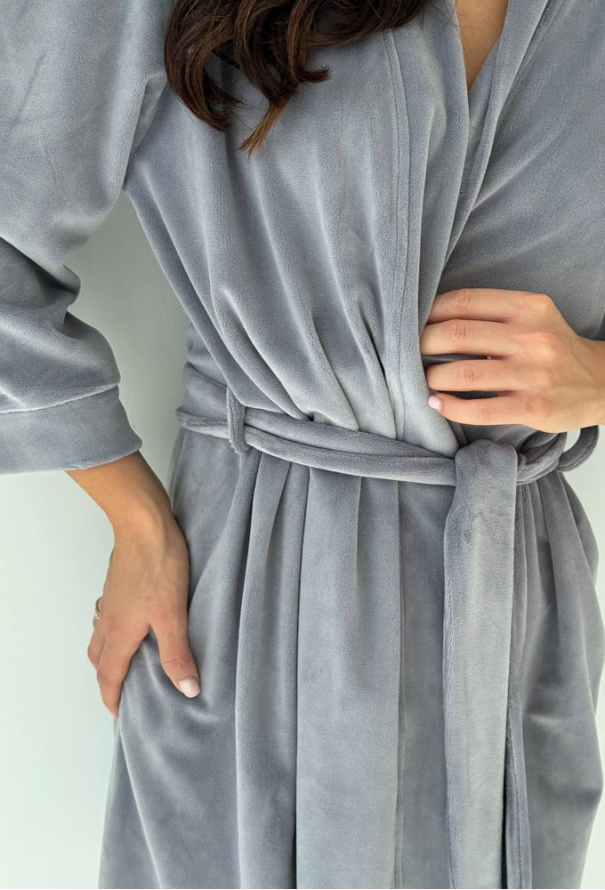 Халат женский велюровый V.Velika 008-21S фото