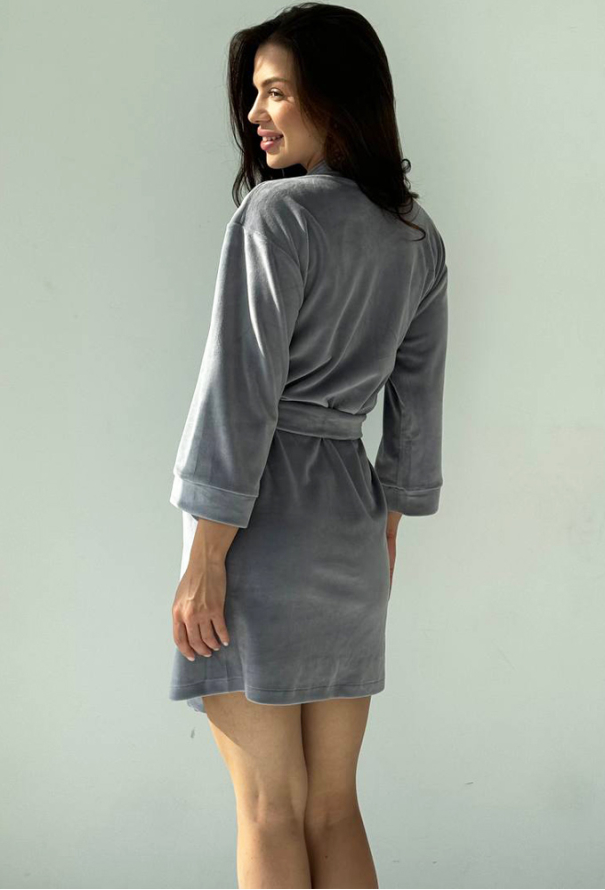 Халат женский велюровый V.Velika 008-21S фото