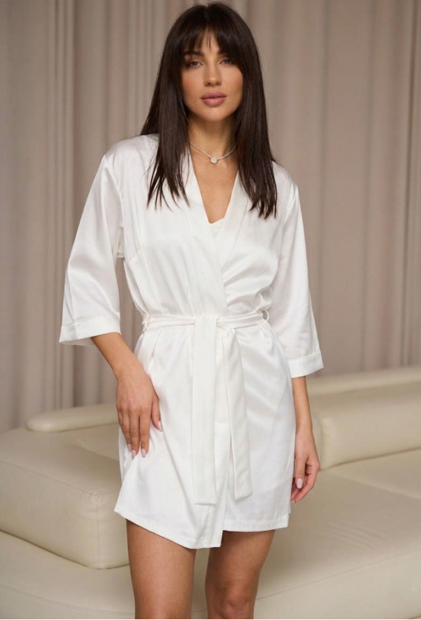 Халат женский шелковый V.Velika 074-22AY фото