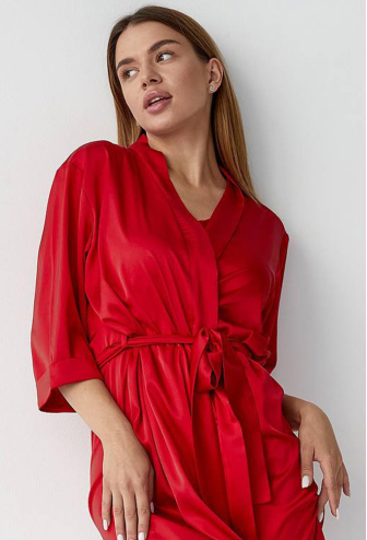 Халат женский шелковый V.Velika 074-22KR