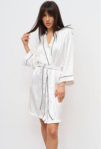 Халат женский шелковый V.Velika 111-23AY