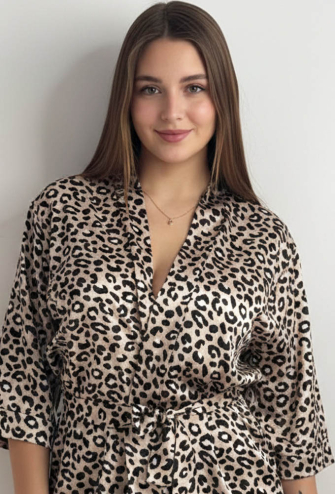 Халат жіночий шовковий V.Velika 246-25-2