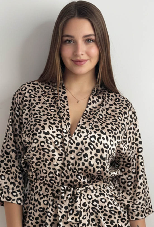 Халат жіночий шовковий V.Velika 246-25-2 фото